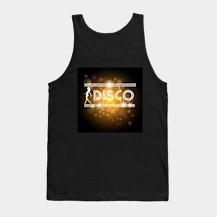 Disco music design Tank Top